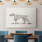 Neutral Pointer II - Canvas Art Print