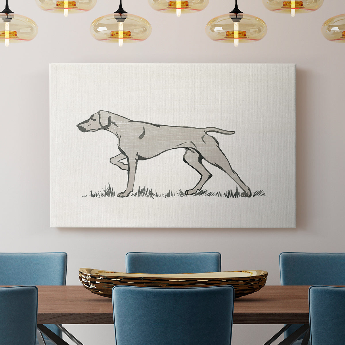 Neutral Pointer II - Canvas Art Print