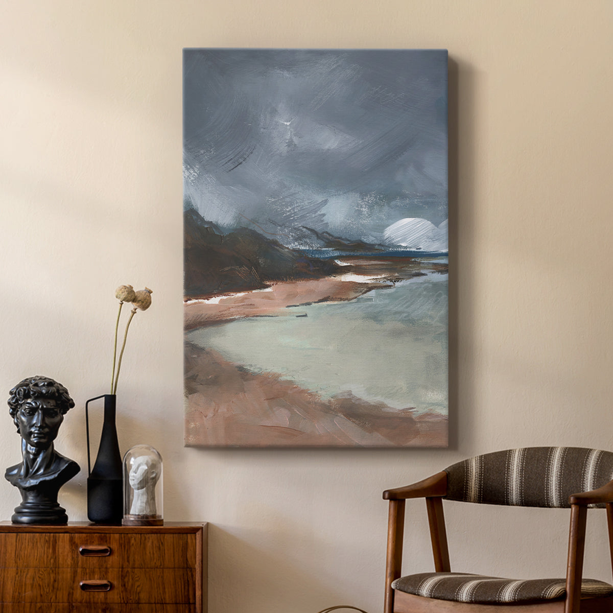 Sea Glass Storm II - Canvas Art Print