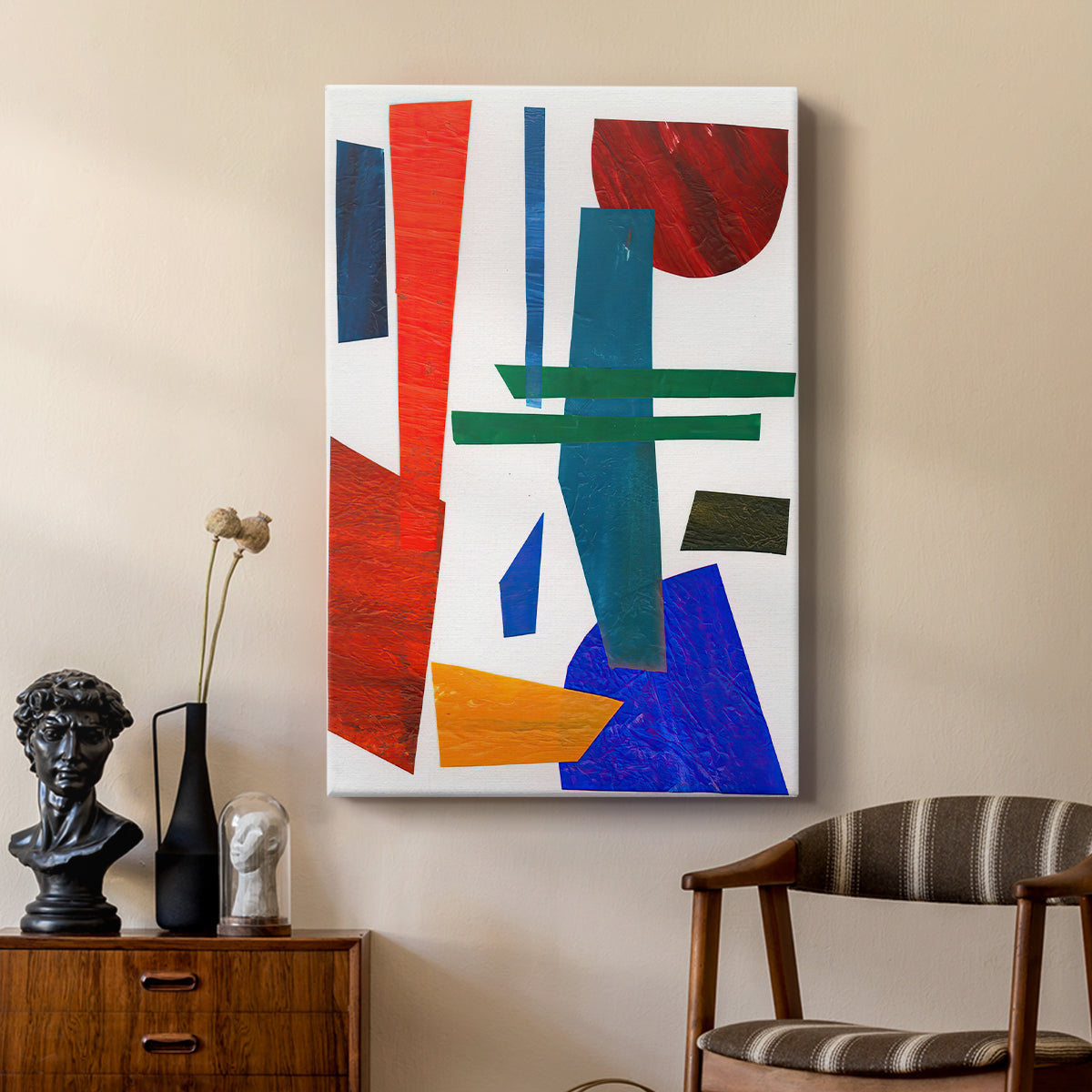 Colorful Shapes IV - Canvas Art Print
