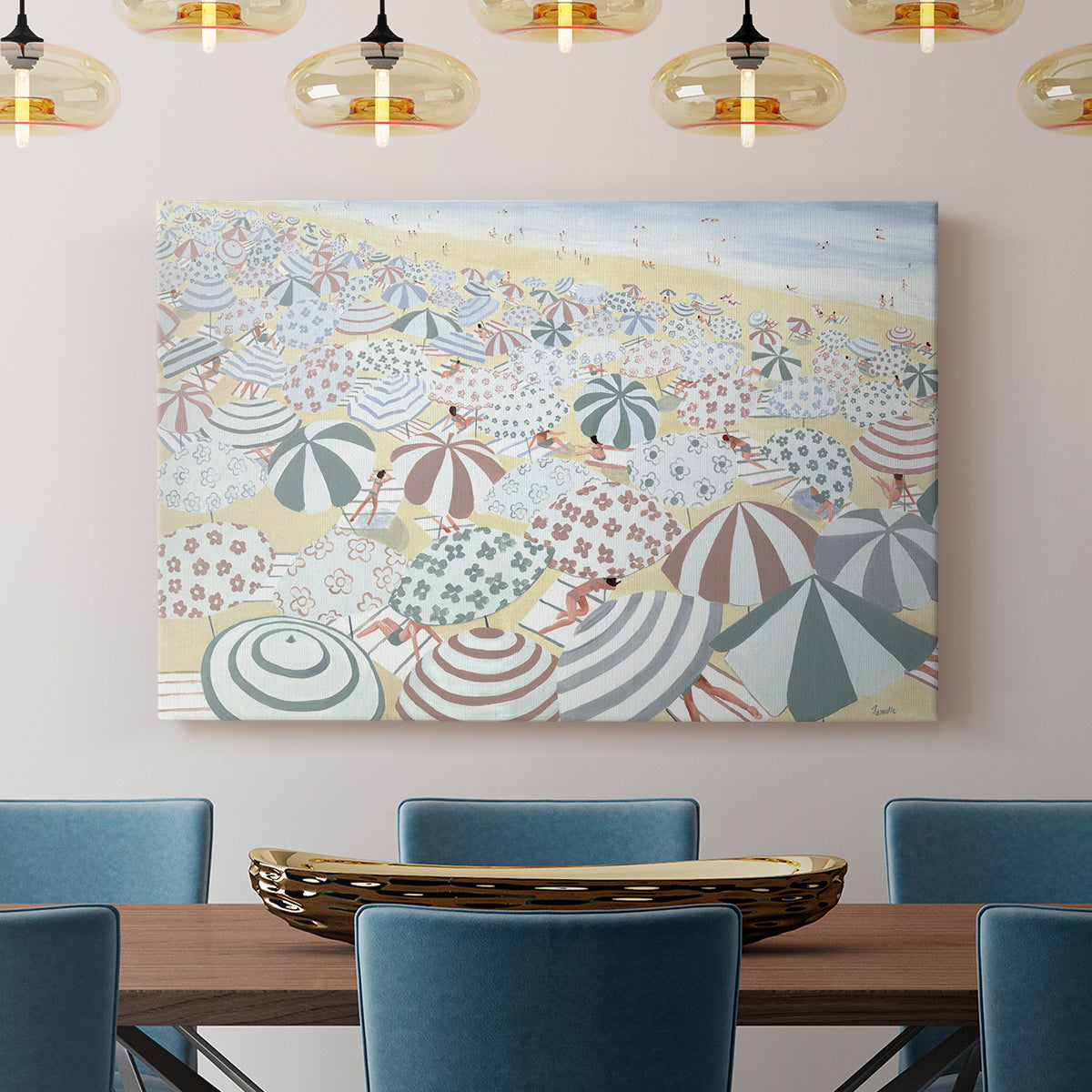 Subtle Beach - Canvas Art Print