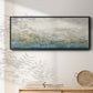 Color Block Horizon - Floater Framed Canvas Print