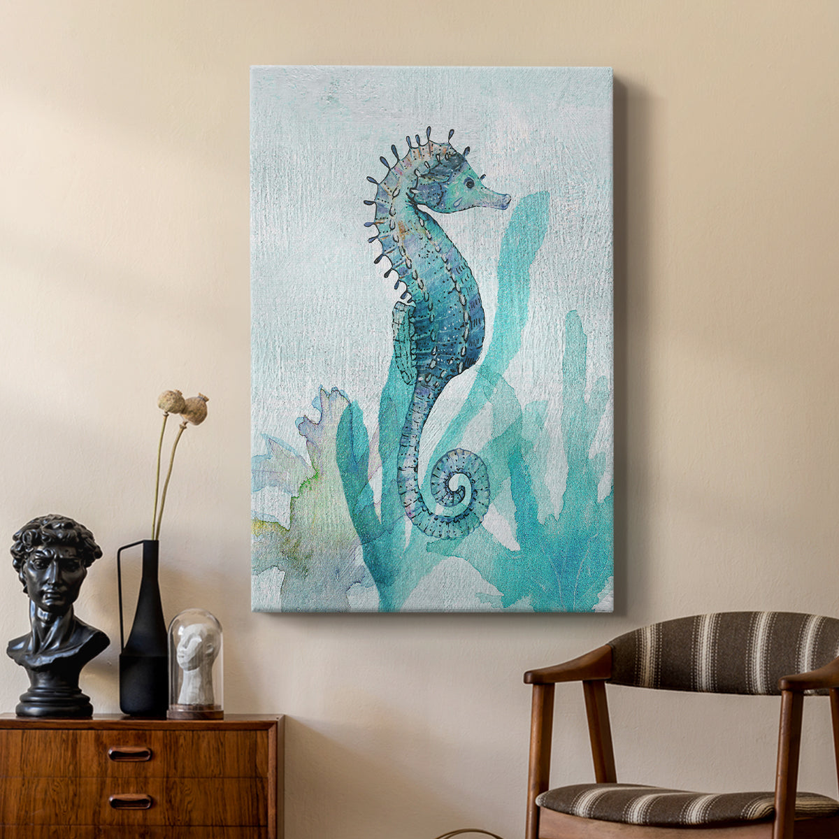 Seahorse I - Canvas Art Print