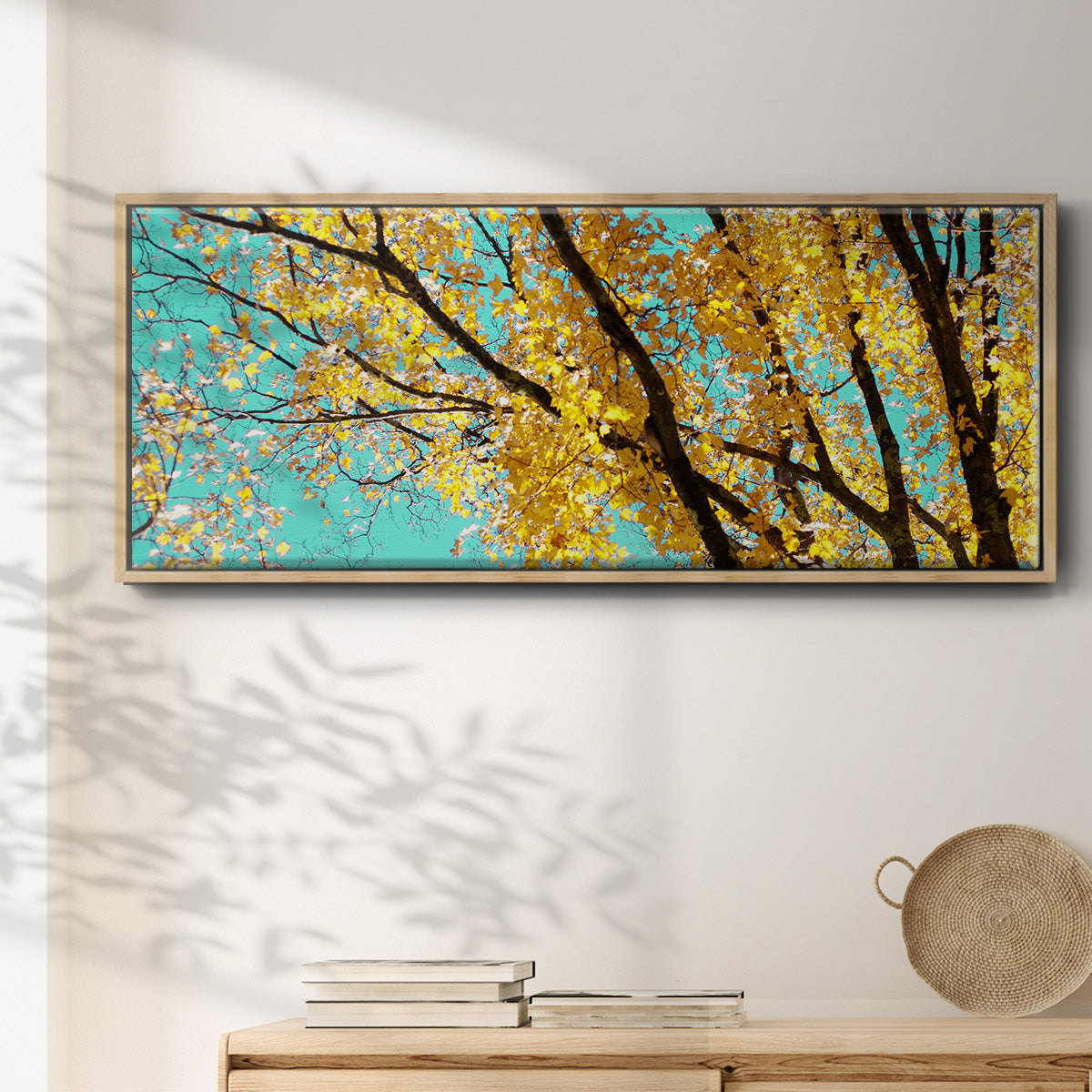 Autumn Tapestry IV - Floater Framed Canvas Print