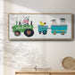 Cute Farm - Floater Framed Canvas Print