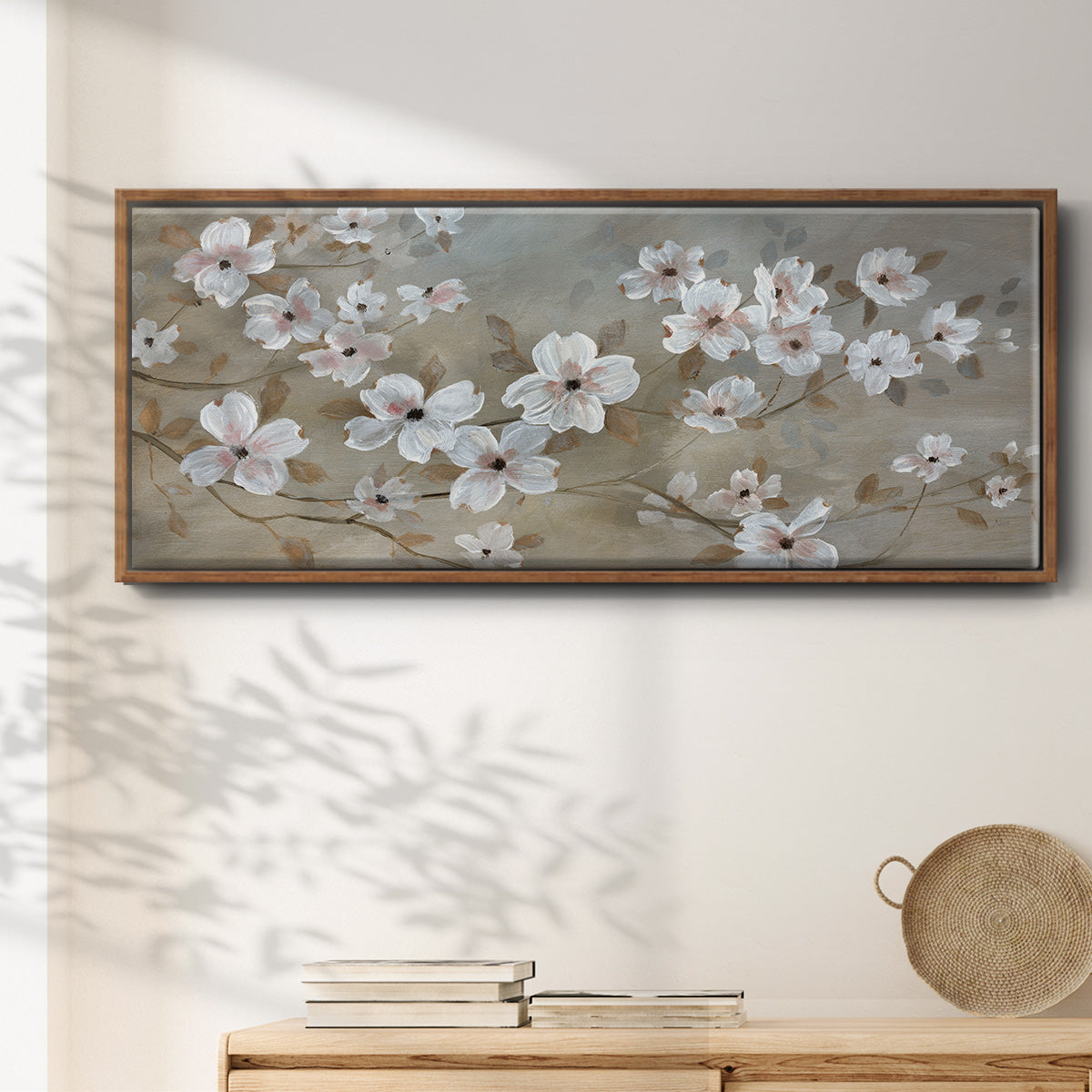 Dogwood Dream - Floater Framed Canvas Print