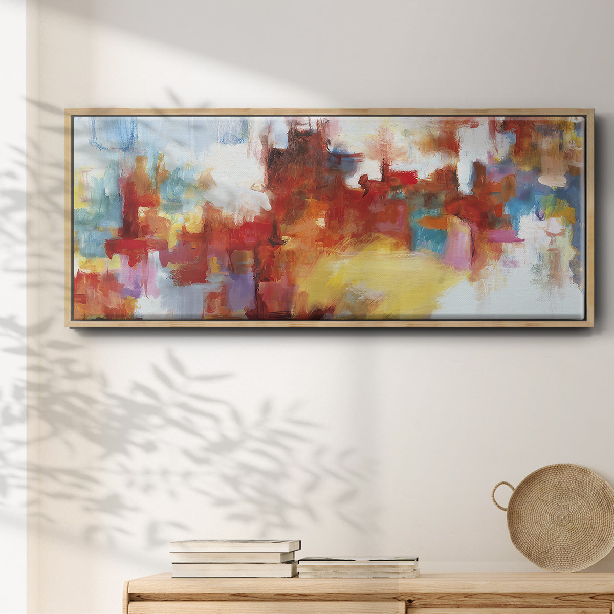 City Night II  - Floater Framed Canvas Print