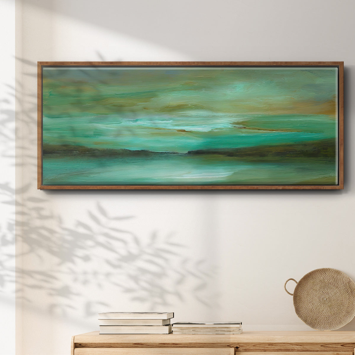 Hidden Cove - Floater Framed Canvas Print