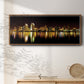 San Diego Skyline - Floater Framed Canvas Print