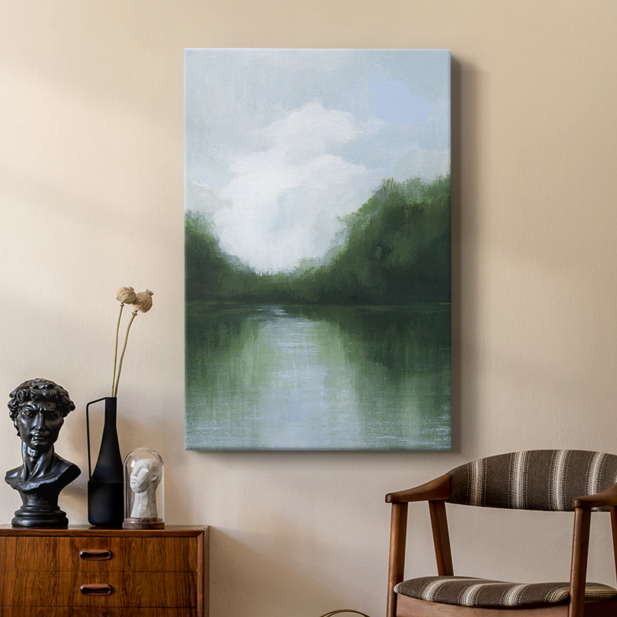 Mossy Reflections II - Canvas Art Print