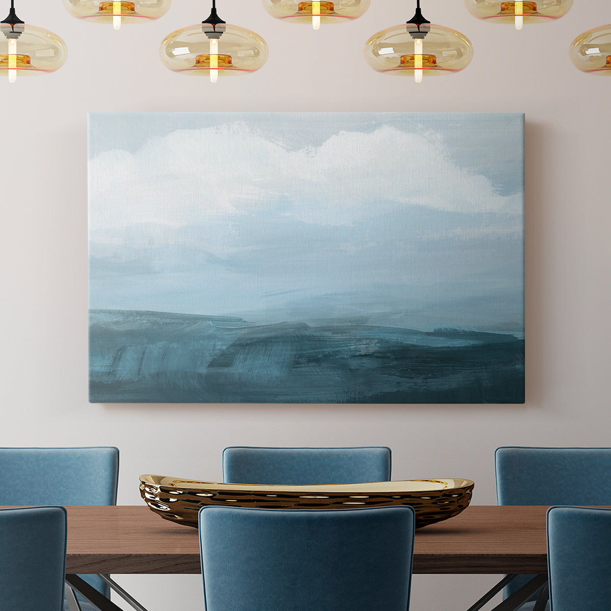 Azure Rising II - Canvas Art Print