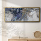 Blue Noise I - Floater Framed Canvas Print