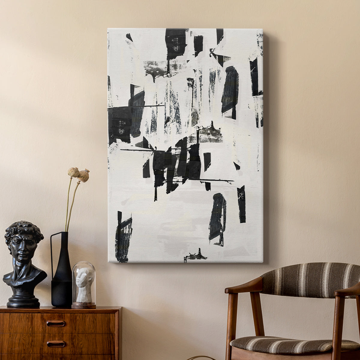 Tiles & Texture Abstract Angles V - Canvas Art Print
