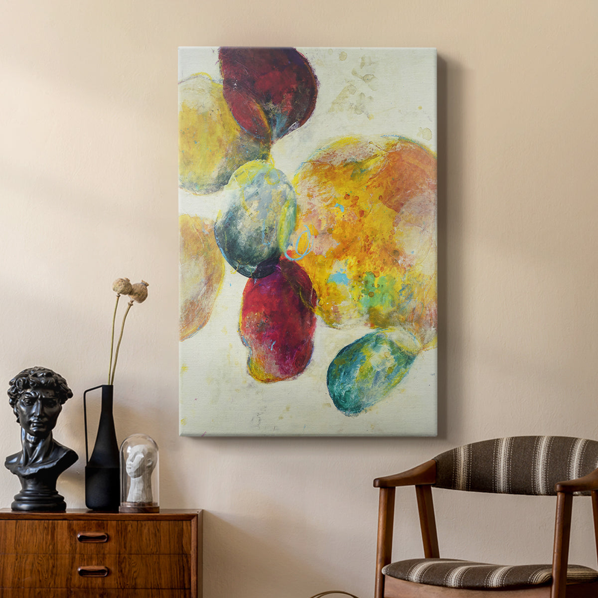 Earthy Fragments I - Canvas Art Print