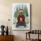 Lumberjack Bear Latte - Canvas Art Print