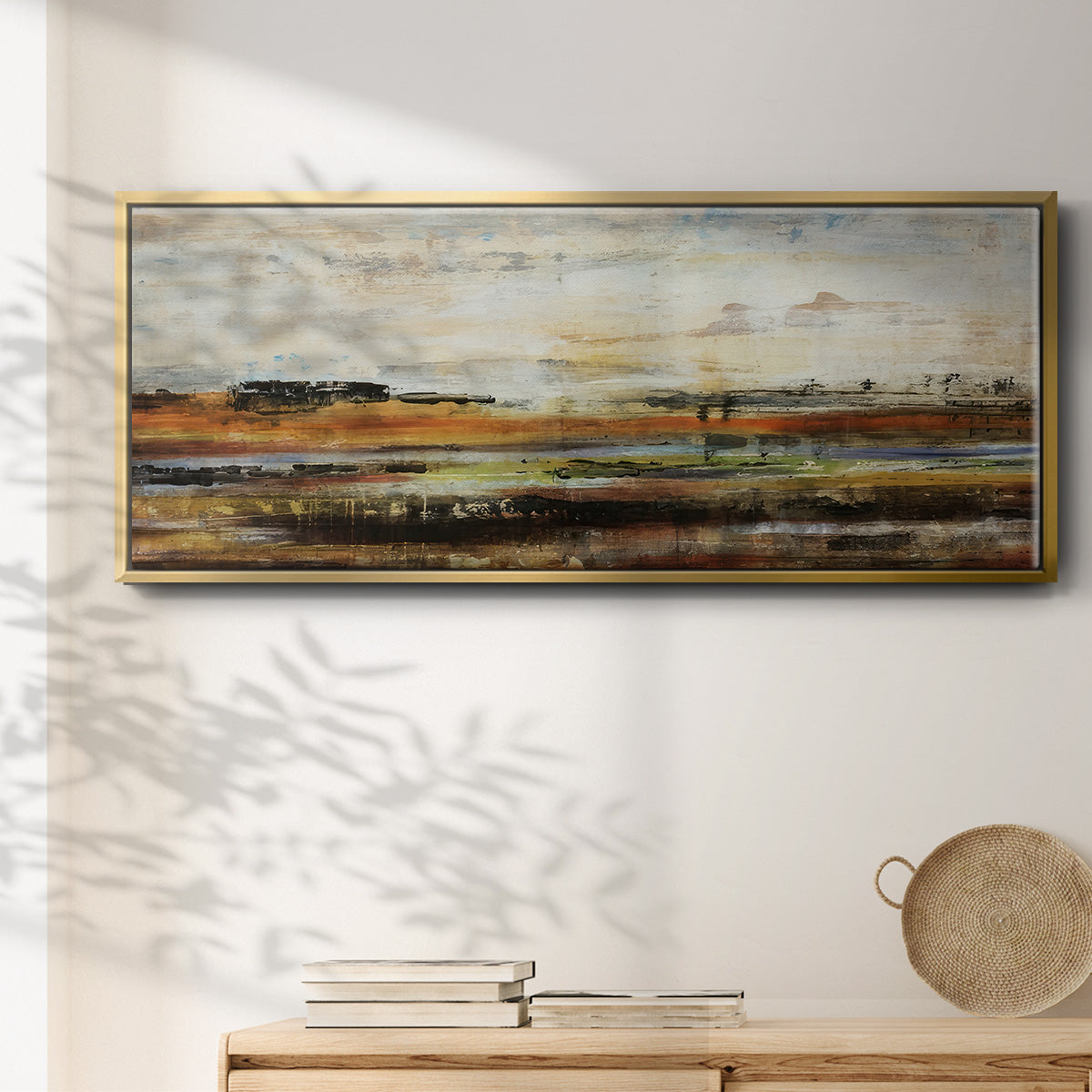 Historia - Floater Framed Canvas Print