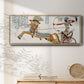 Egyptian Chariots I - Floater Framed Canvas Print