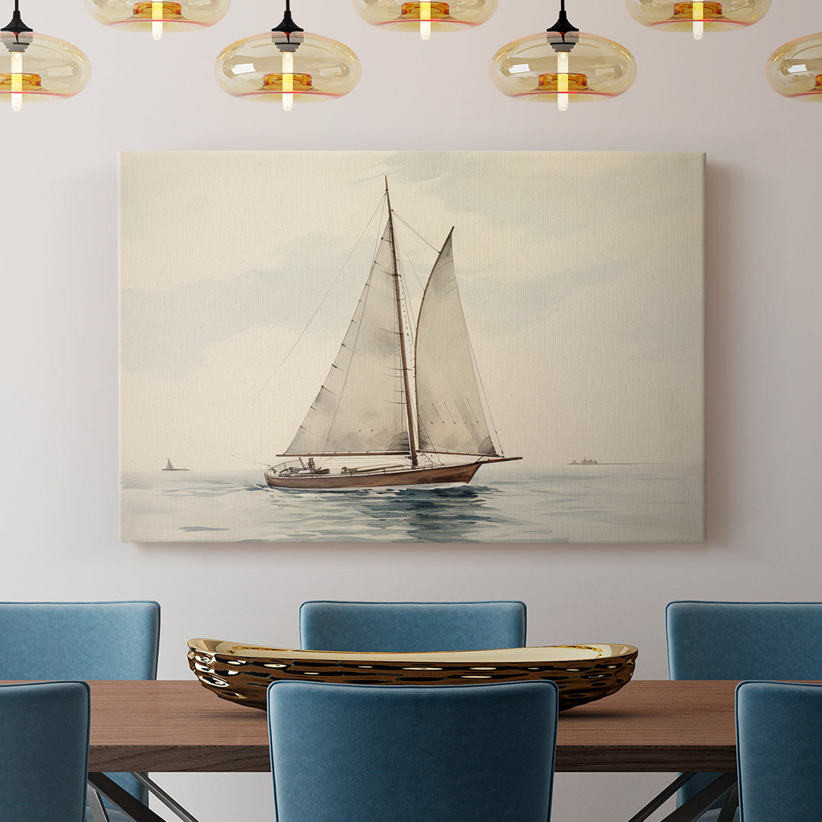 Vintage Nautical I - Canvas Art Print