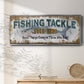 Fishing Tackle - Floater Framed Canvas Print