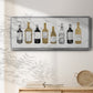 Glam Wine Bar - Floater Framed Canvas Print