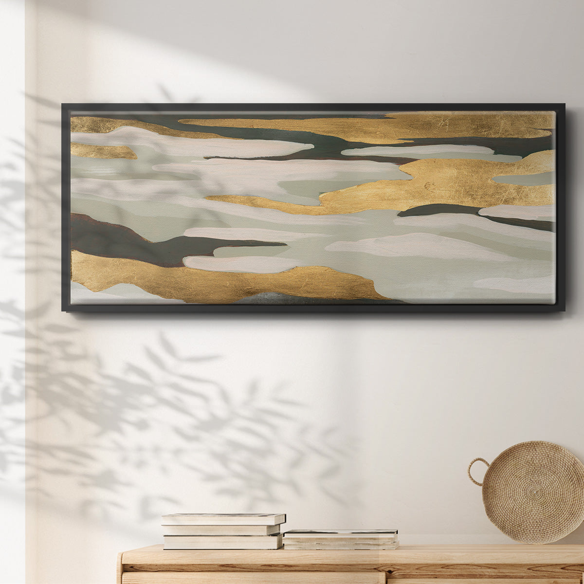 Golden Valley Sands I - Floater Framed Canvas Print