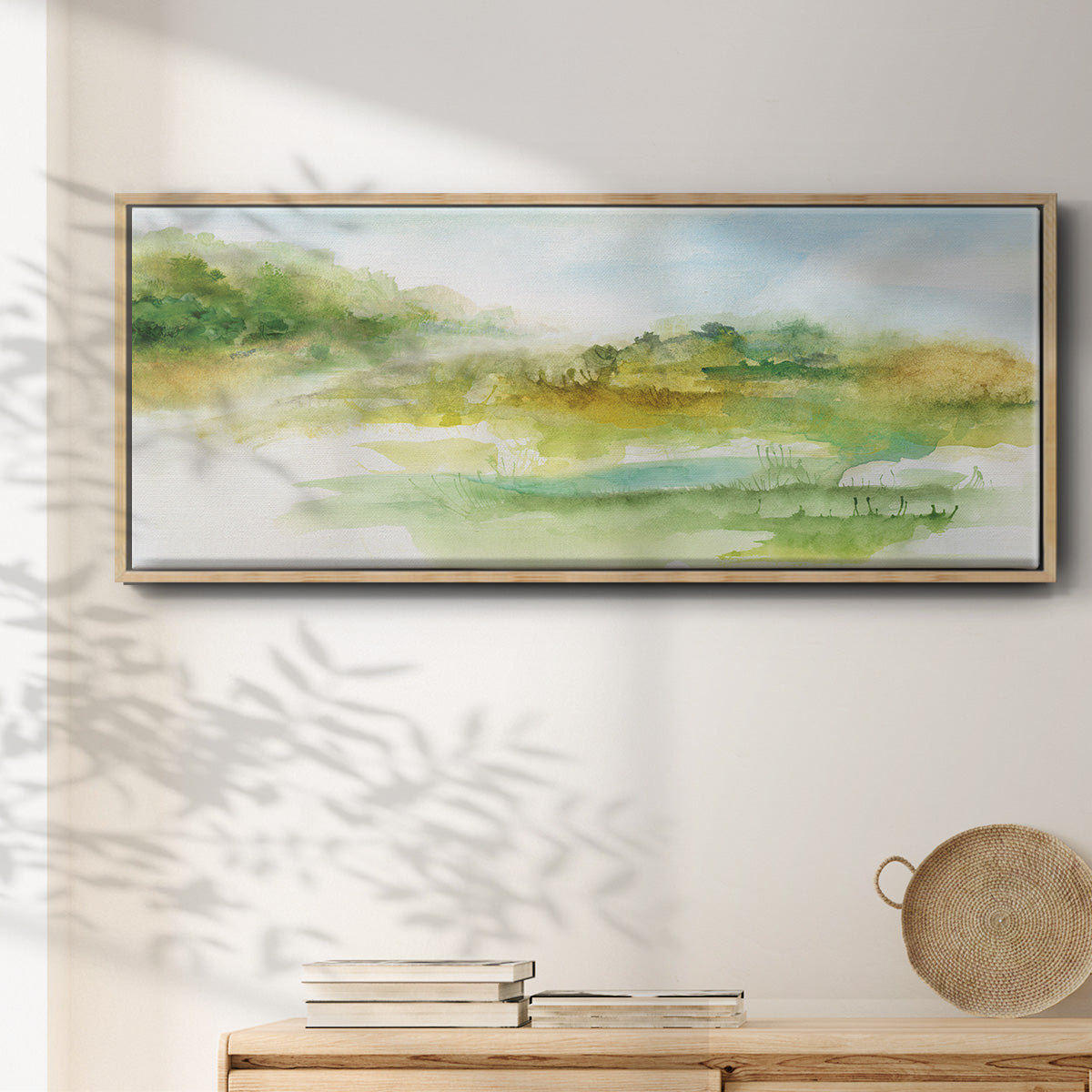 Dreamy Highland - Floater Framed Canvas Print