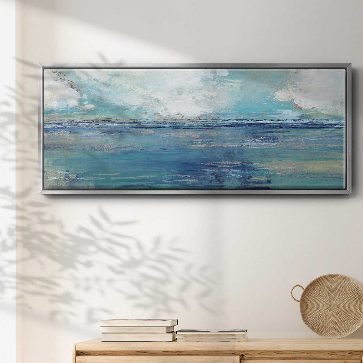 Oceans Away - Floater Framed Canvas Print