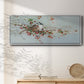Woodpecker in Winter - Floater Framed Canvas Print