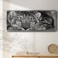 Snow Leopard Sanctuary - Floater Framed Canvas Print