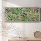 Tropical Sketchbook Coral - Floater Framed Canvas Print
