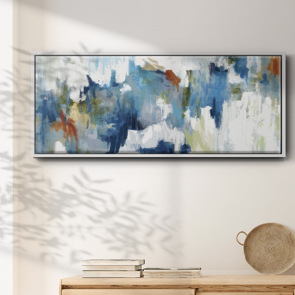 Color Falls - Floater Framed Canvas Print