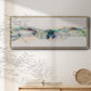 Abstract Mountain Range - Floater Framed Canvas Print