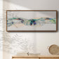 Abstract Mountain Range - Floater Framed Canvas Print