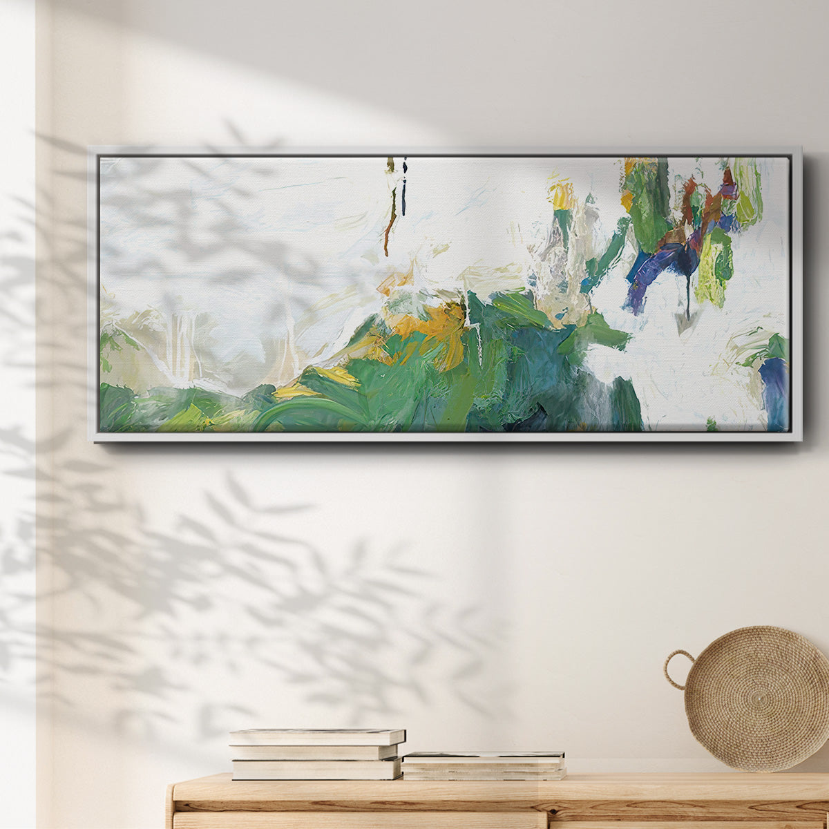 Hints of Spring - Floater Framed Canvas Print