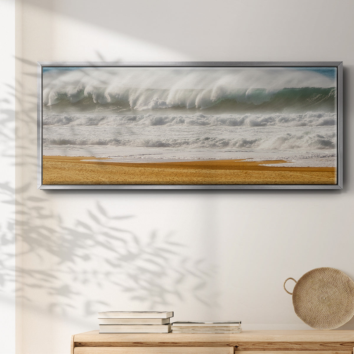The Challenge - Floater Framed Canvas Print