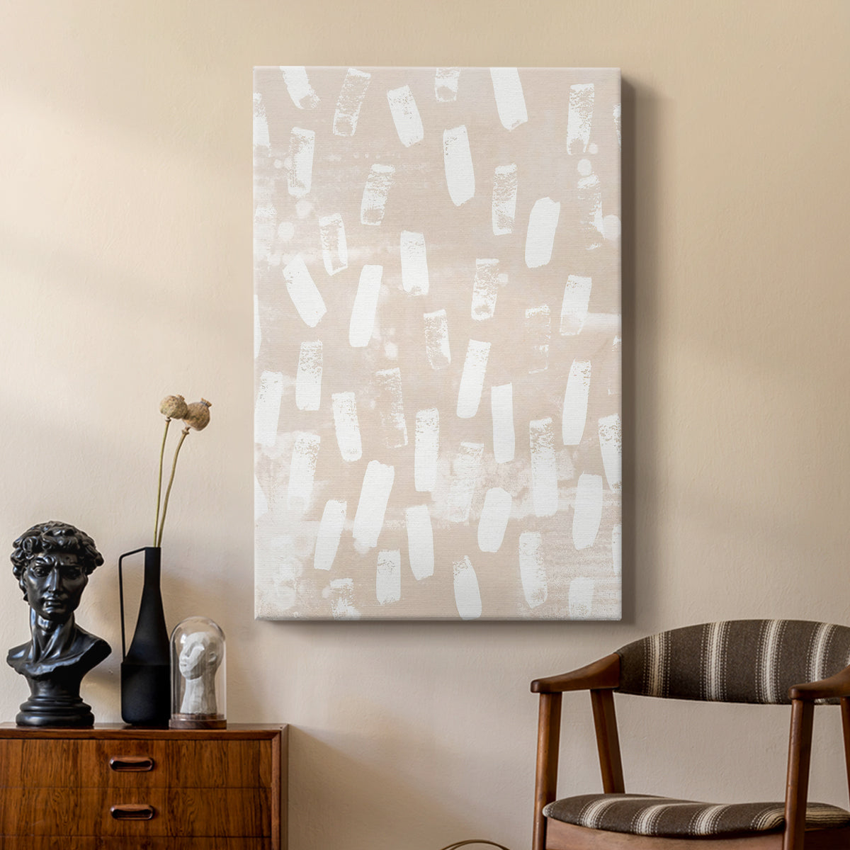 Earth Etching I - Canvas Art Print