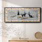 Black Cat Collection D - Floater Framed Canvas Print