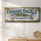 Fishing Tackle - Floater Framed Canvas Print