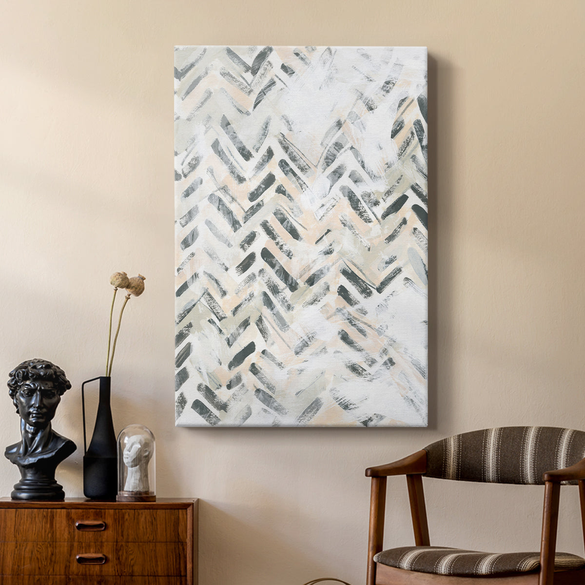 Sand Glyphs II - Canvas Art Print