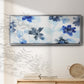 Blue Gossamer Garden V - Floater Framed Canvas Print