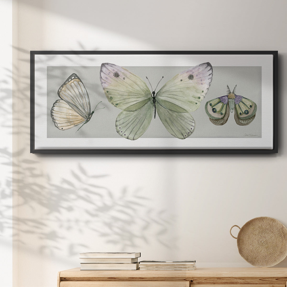 Pretty Insects II - Floater Framed Canvas Print