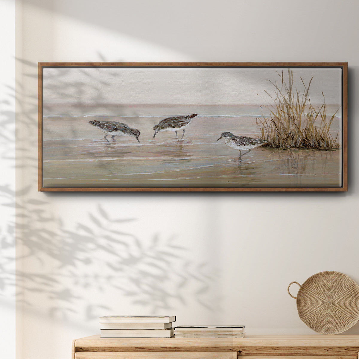 Early Risers II - Floater Framed Canvas Print