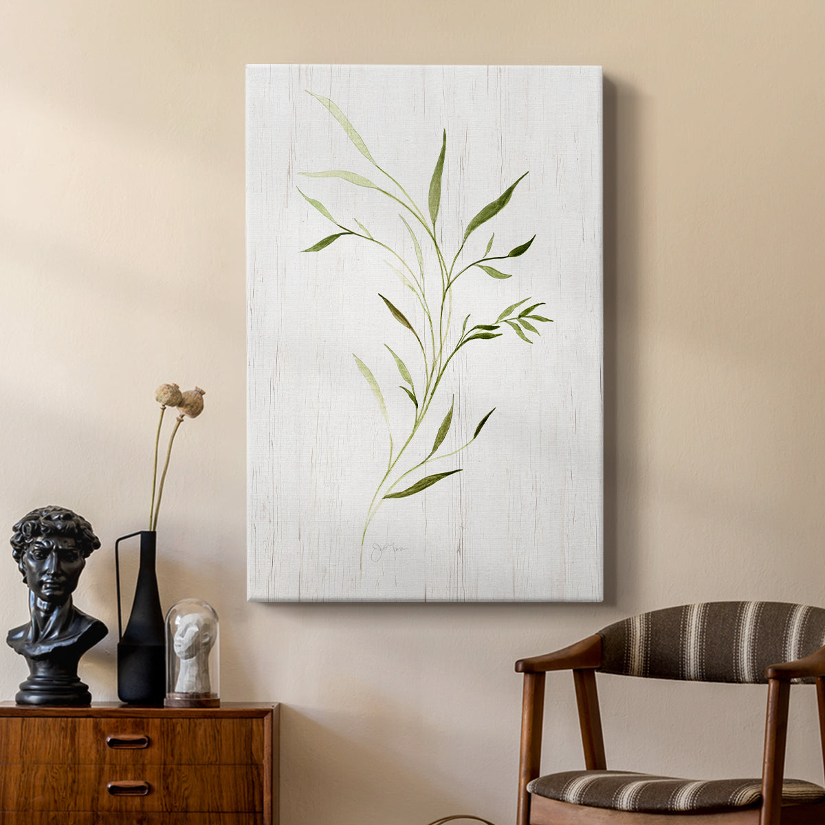 Windblown Leaves II - Canvas Art Print