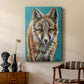 Teal Fox - Canvas Art Print