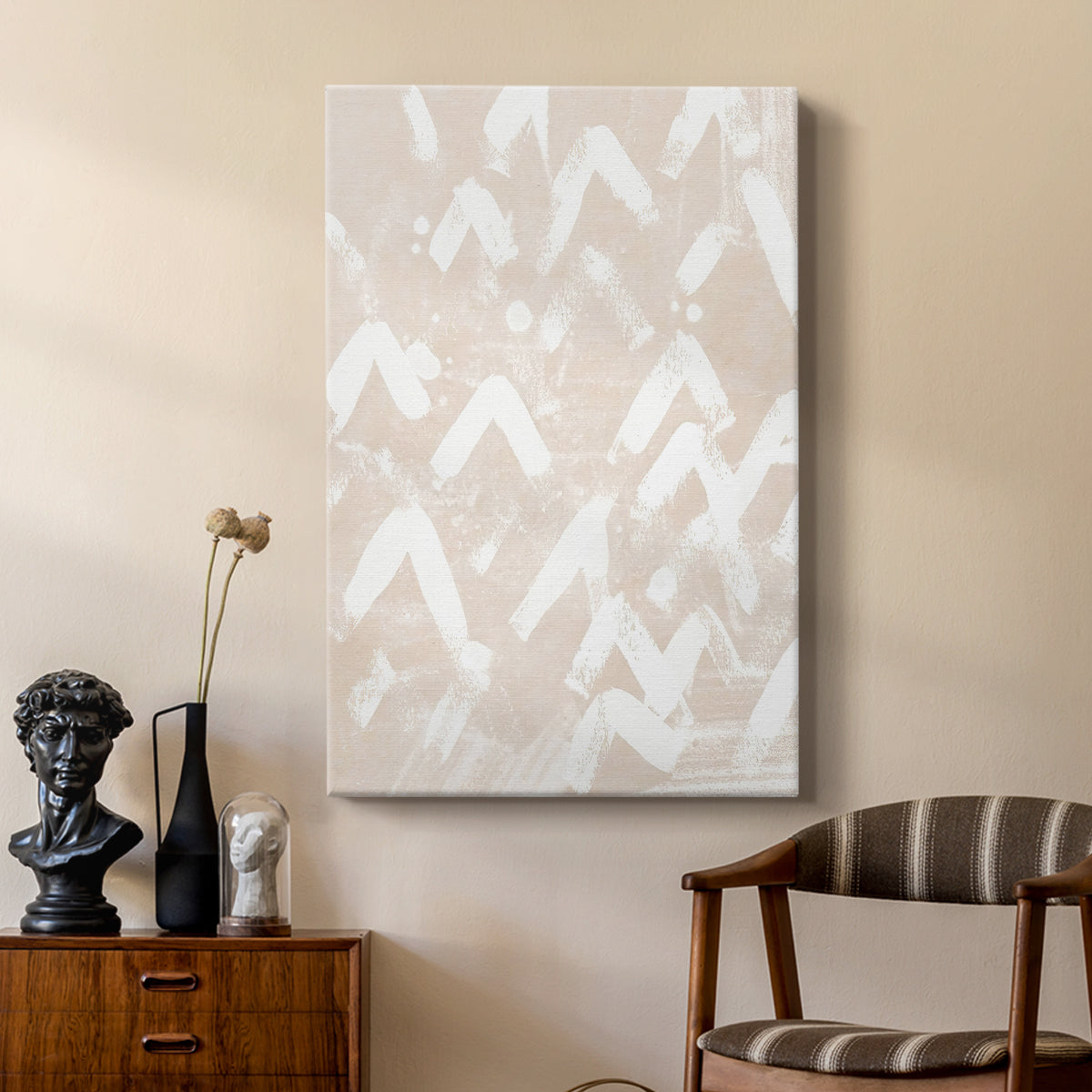 Earth Etching III - Canvas Art Print