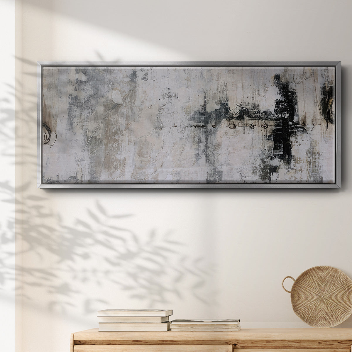 Icarus - Floater Framed Canvas Print