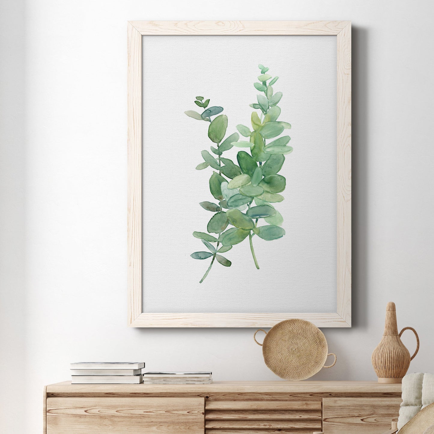 Eucalyptus I - Premium Canvas Framed in Barnwood - Ready to Hang