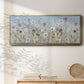 Meadow Spring Blooms - Floater Framed Canvas Print