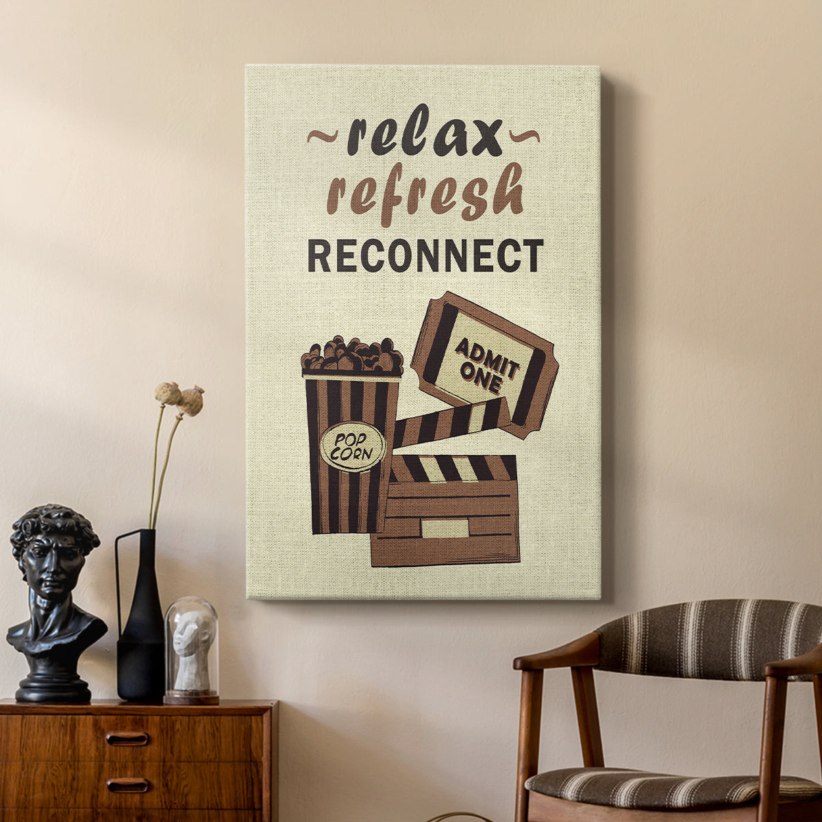Movie Time IV - Canvas Art Print