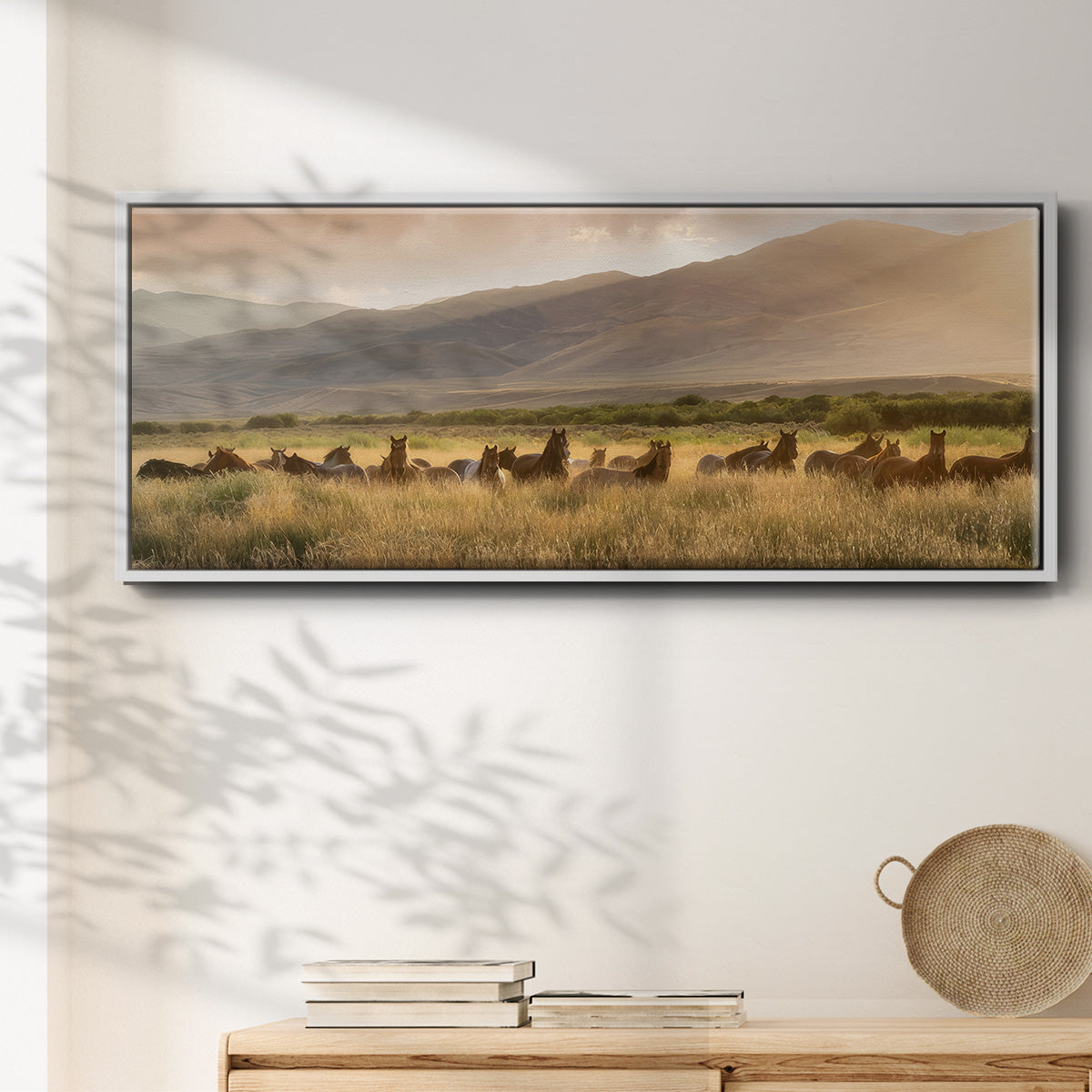 Wild and Free I - Floater Framed Canvas Print